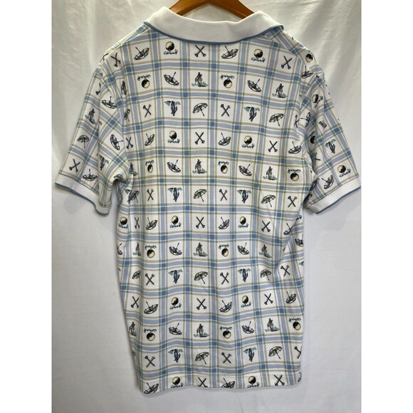 Classic Elements Golf Print Polo Men's Size Large‎ - Picture 4 of 6